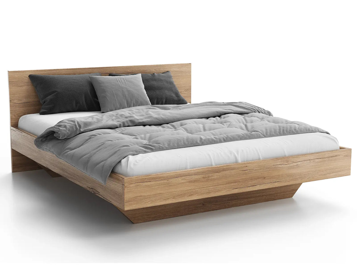 Levito Bed — Handcrafted Floating Oak Bed