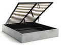 Capaci Bed — Handcrafted Upholstered Bed with Storage & Gas-Lift
