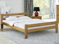 Rustica Oak Bed — Handcrafted Solid Pine Bed