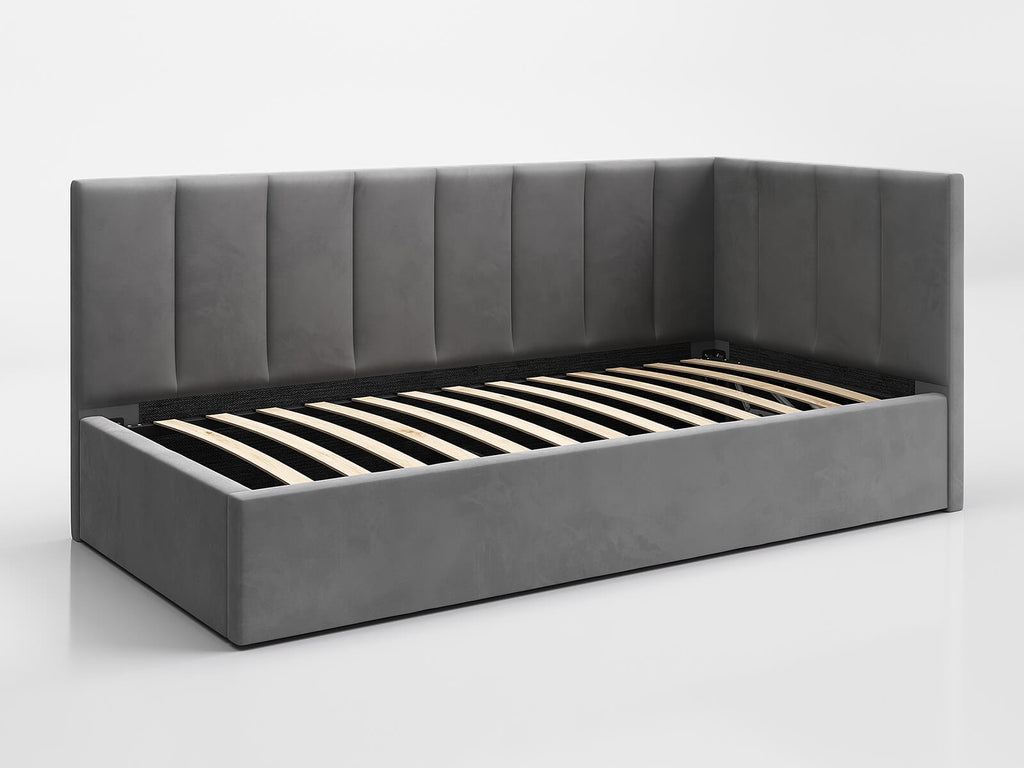 Sofia Corner Bed — Handcrafted Upholstered Daybed
