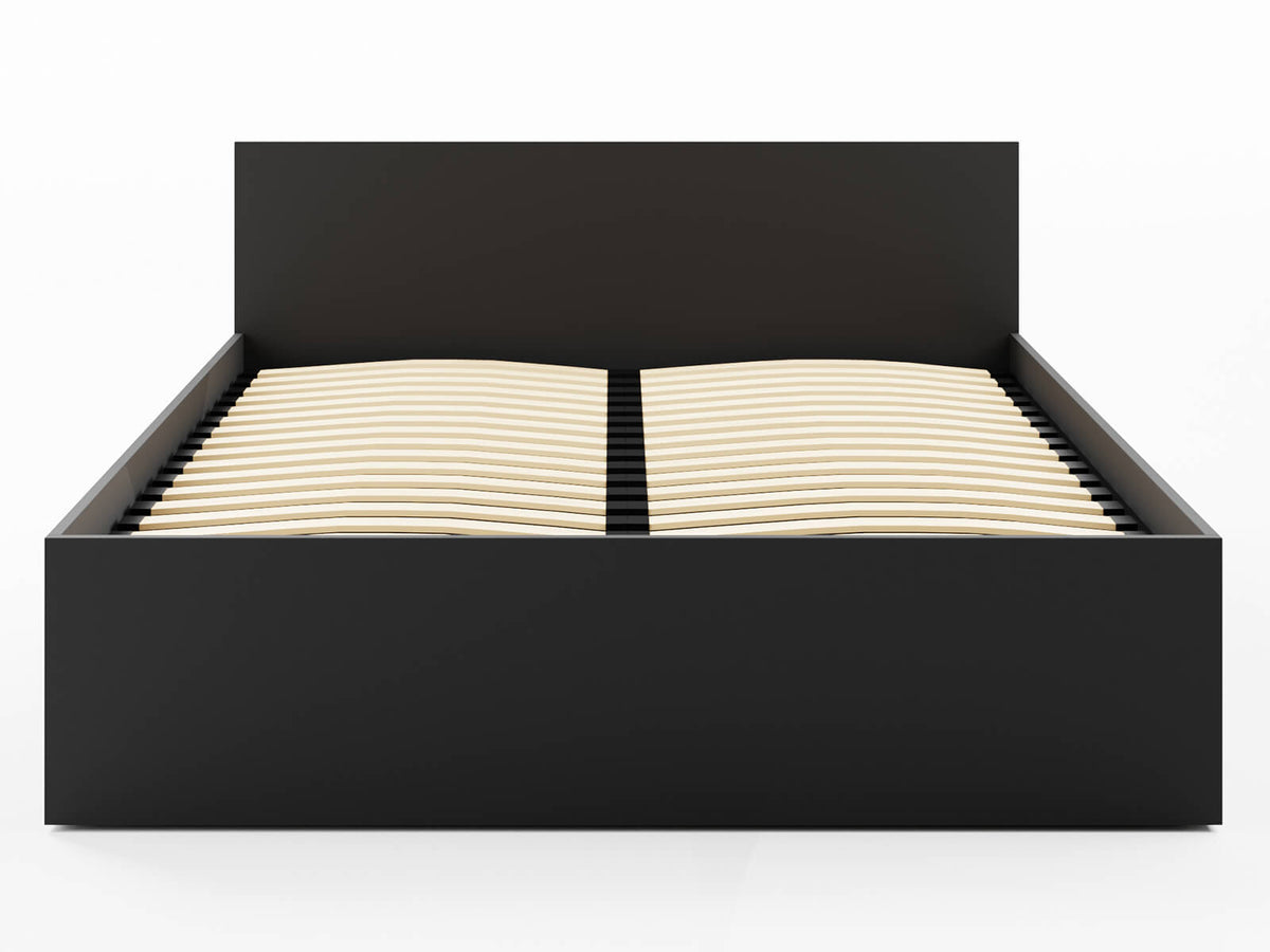 Noco Bed — Handcrafted Black Minimalist Bed