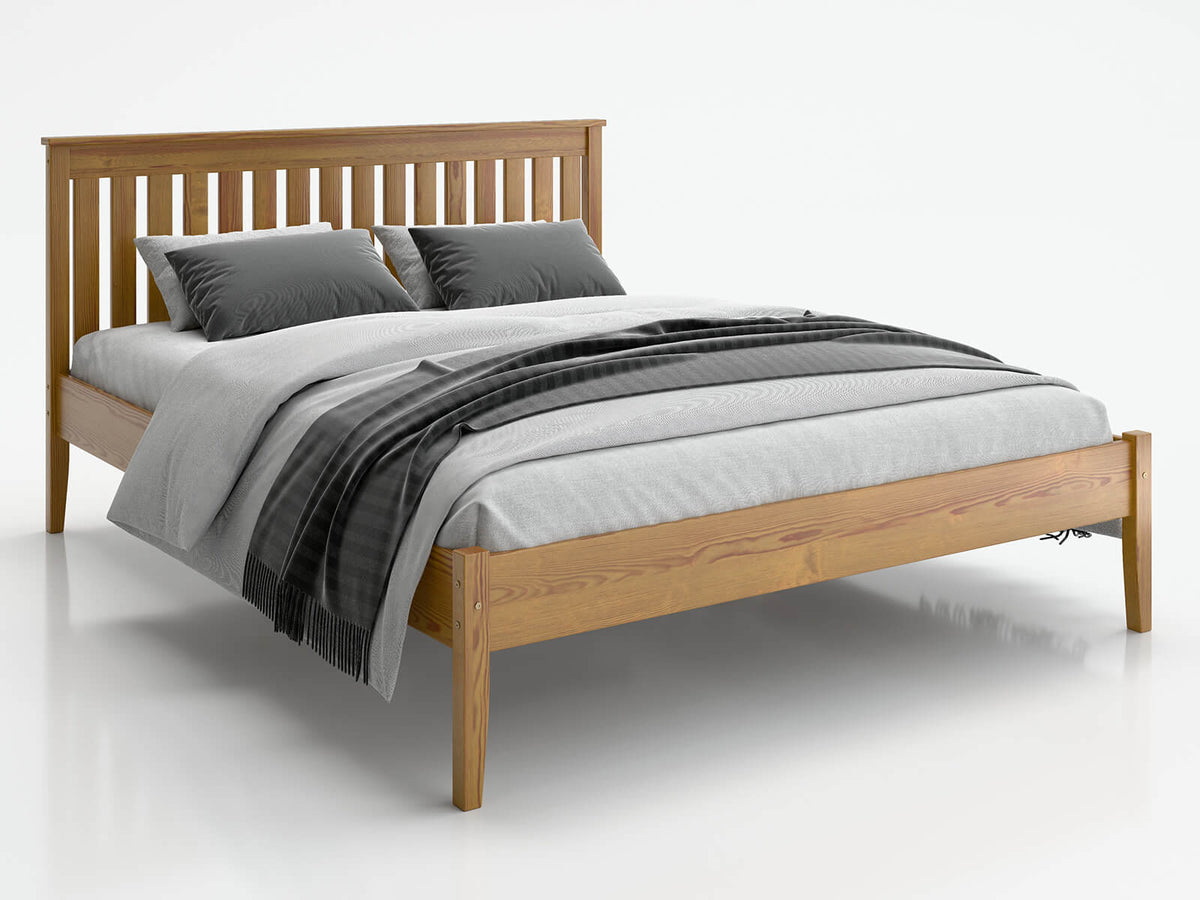 Toscania Bed — Handcrafted Solid Pine Bed