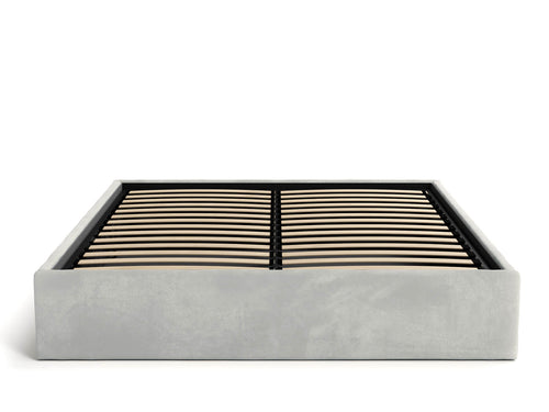 Capaci Bed — Handcrafted Upholstered Bed with Storage & Gas-Lift