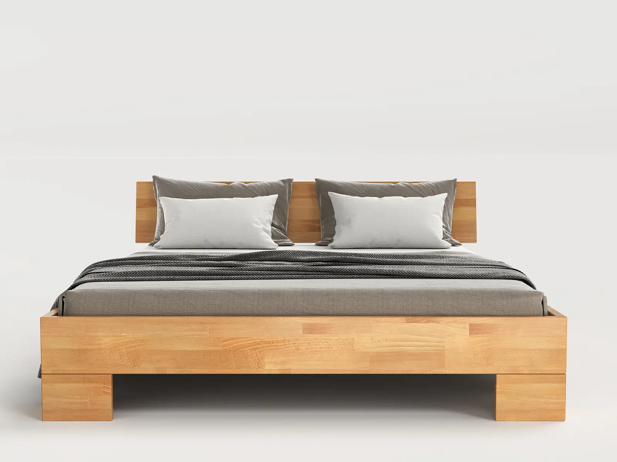 Masywo Bed — Handcrafted Solid Beech Bed