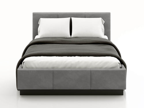 Grigio Bed — Handcrafted Upholstered Bed with Slatted Base