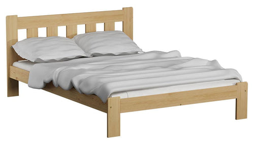 Klara Bed — Handcrafted Pine Bed with Storage Drawer