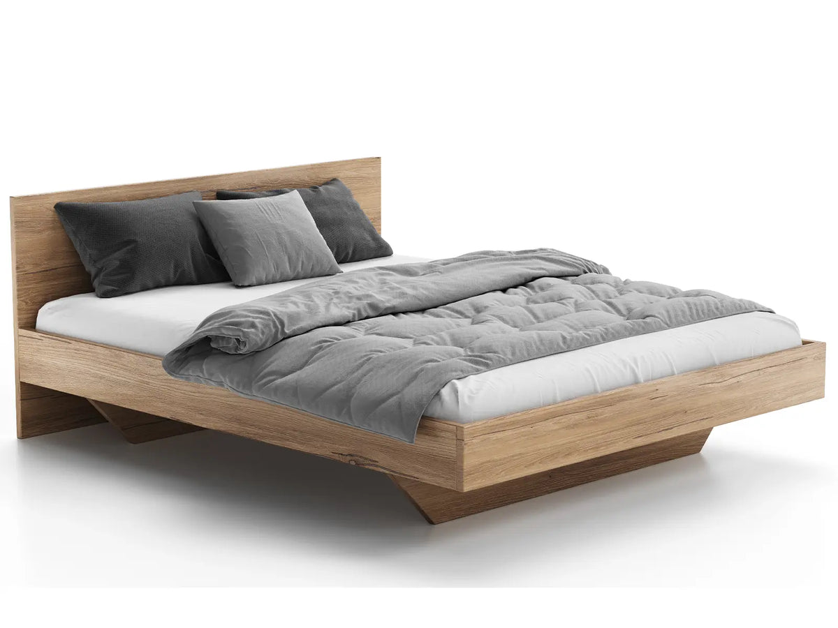 Levito Bed — Handcrafted Floating Oak Bed