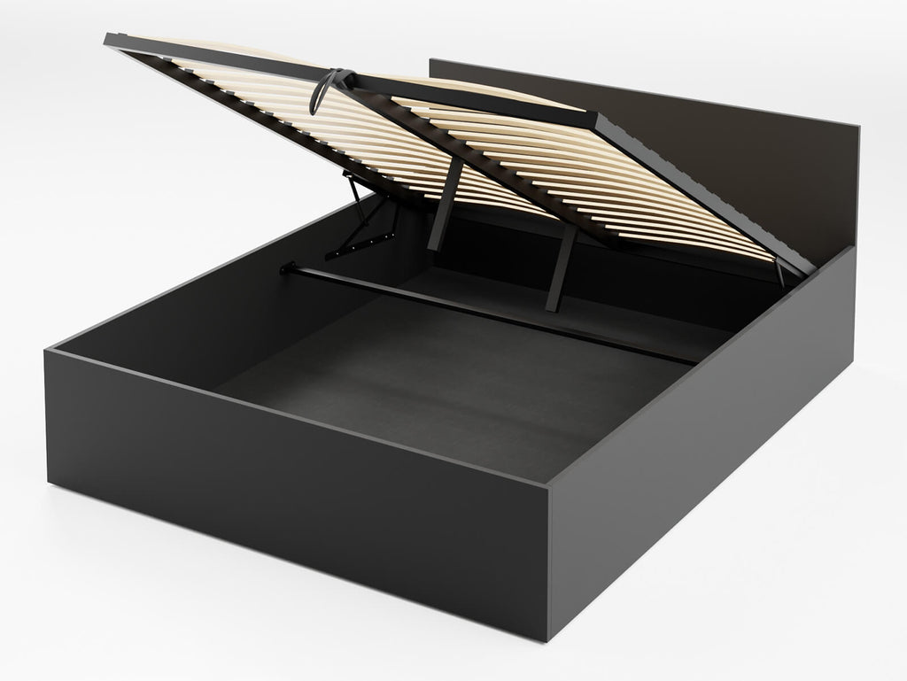 Noco Bed — Handcrafted Black Minimalist Bed