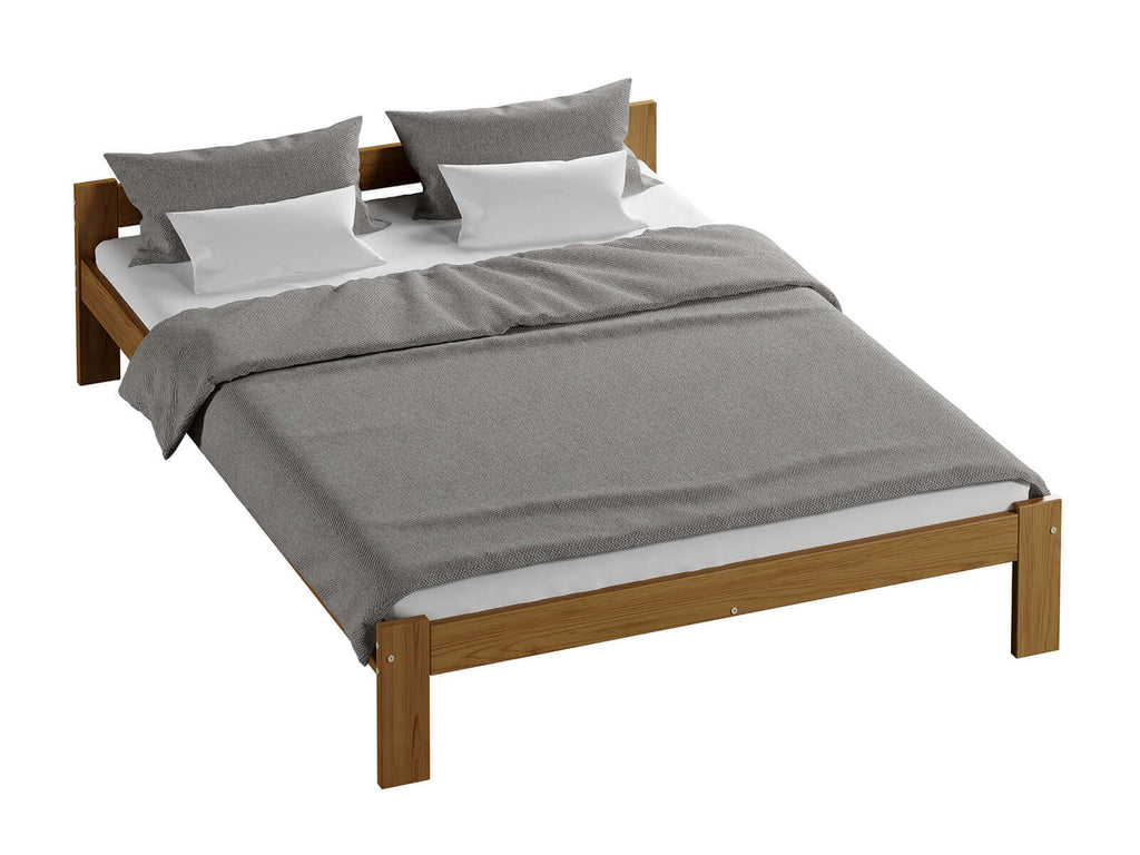 Akira Bed — Handcrafted Solid Pine Bed
