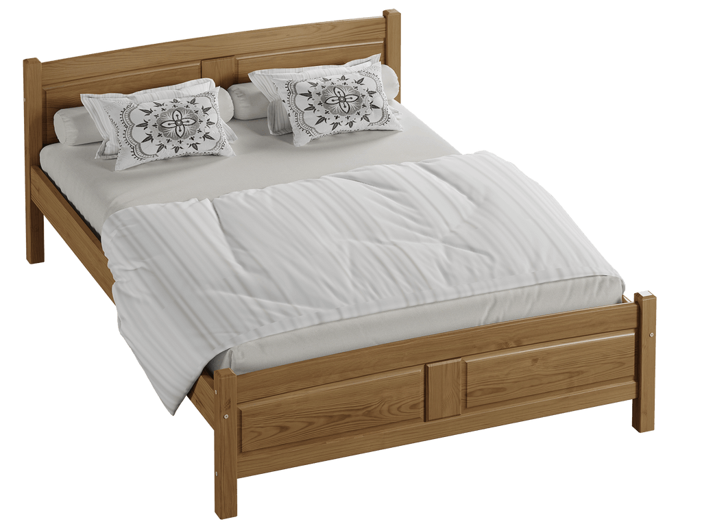 Miela Bed — Handcrafted Solid Pine Bed